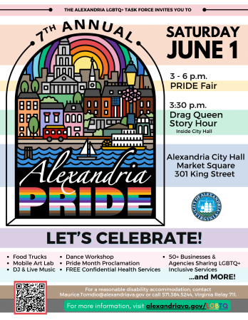 7th annual Alexandria pride flyer